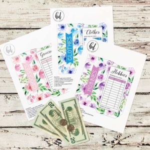 Customizable DIY Cash Envelopes