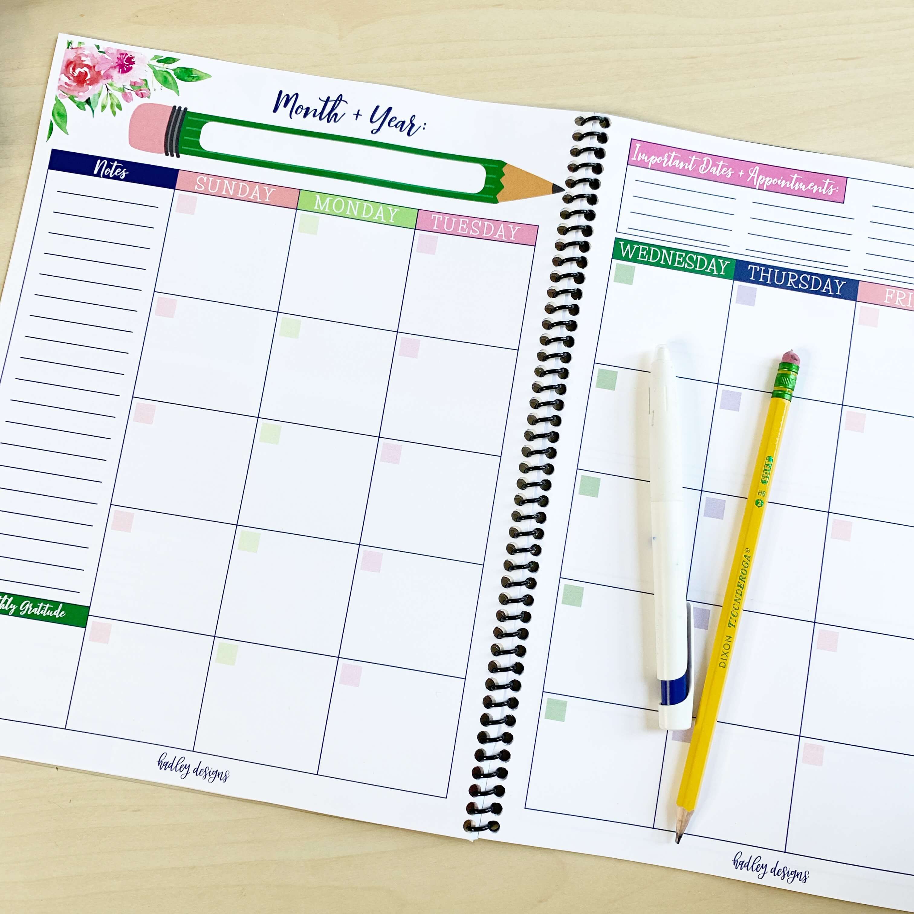 Teacher Planner Printable